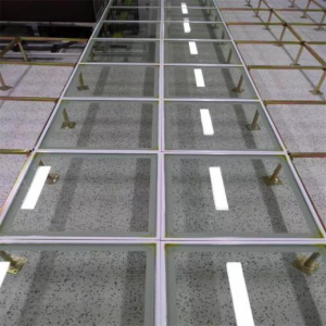 Floor glass transport